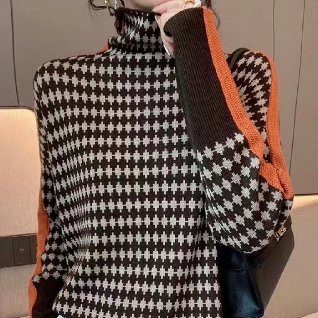 パイルコントラストボトミングニット otoh1358