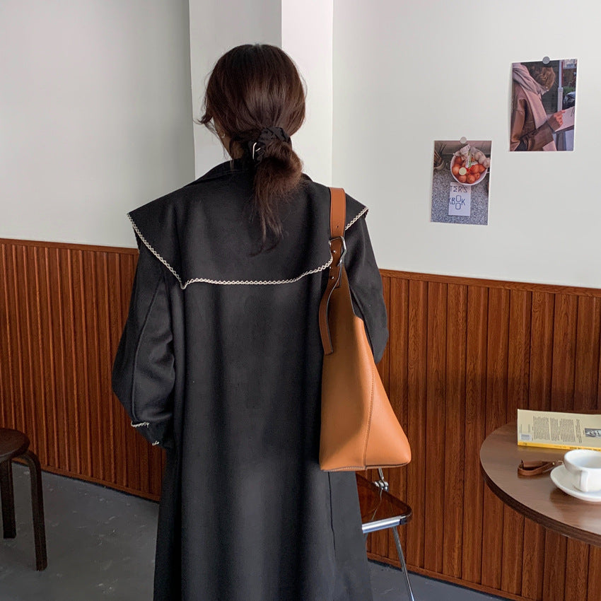 デザインダブルフレンチコート otoh1288